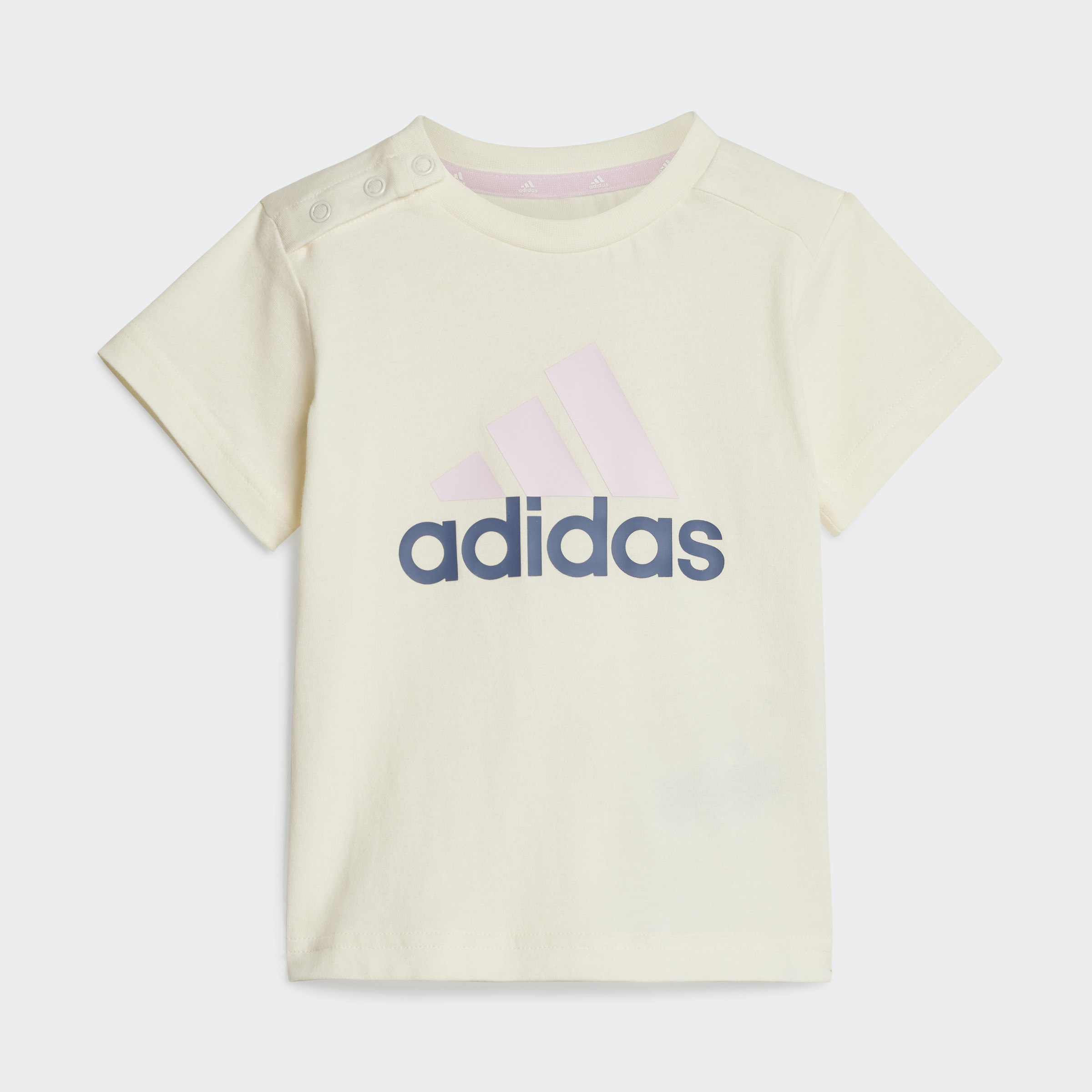 Adidas Essentials Lineage Organic Cotton Tee And Shorts