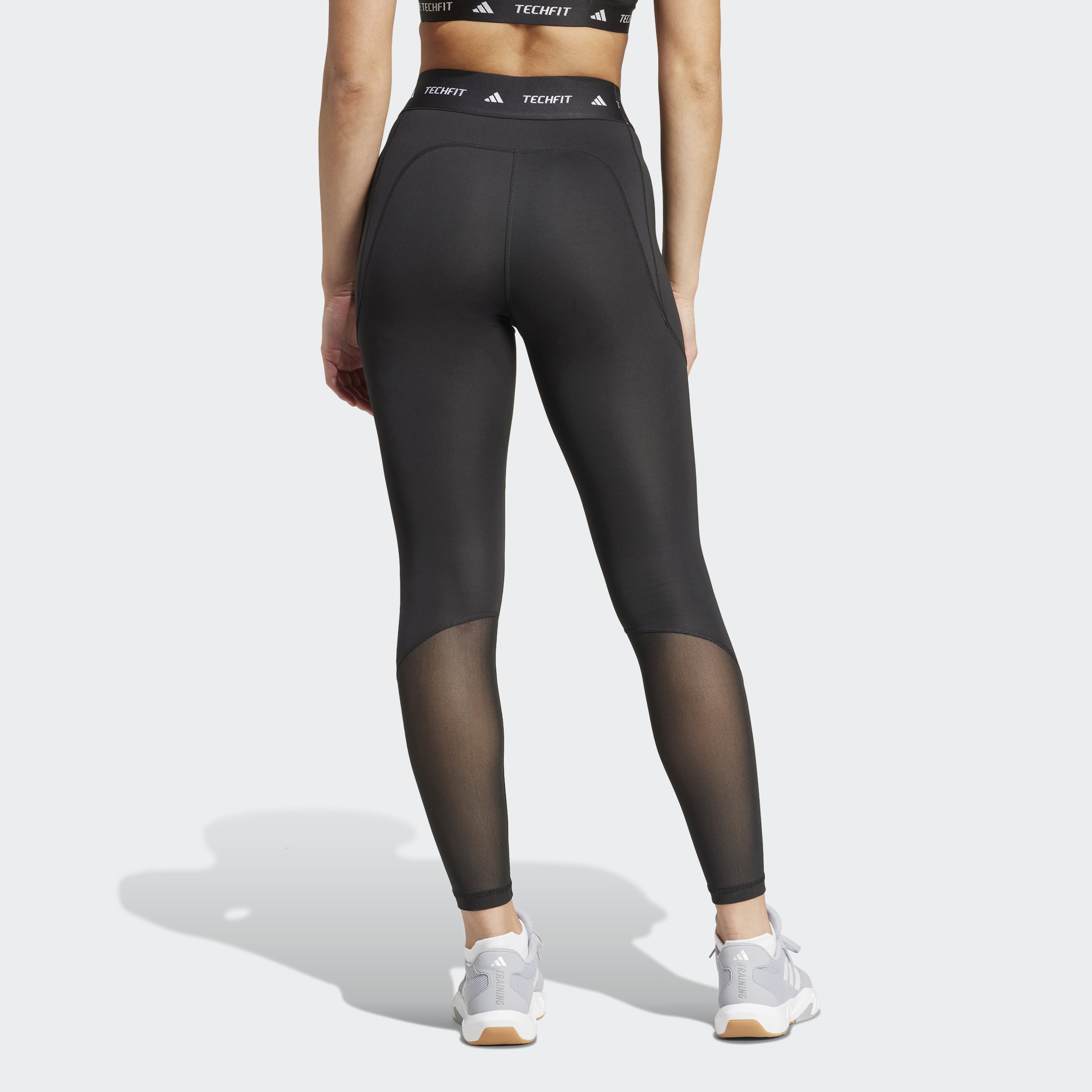 Adidas Techfit Stash Pocket Γυναικείο Κολάν Μακρύ Ψηλόμεσο