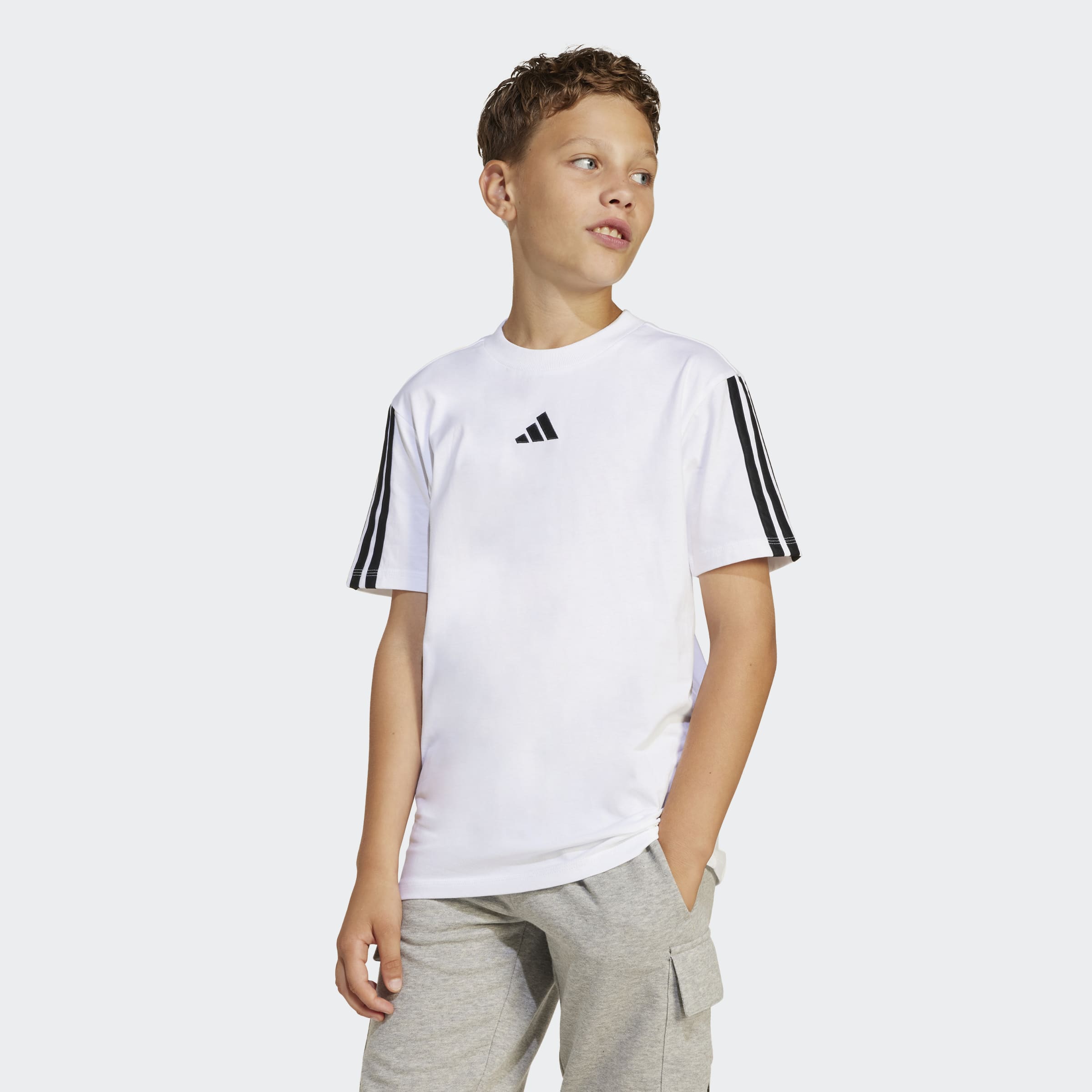 Adidas Sportswear 3-Stripes Kids' T-Shirt
