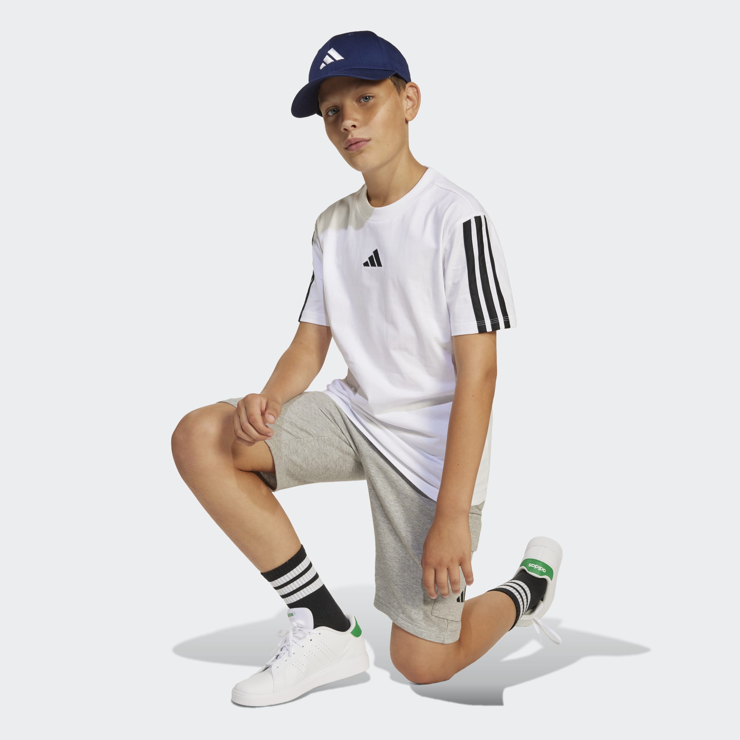 Adidas Sportswear 3-Stripes Kids' T-Shirt