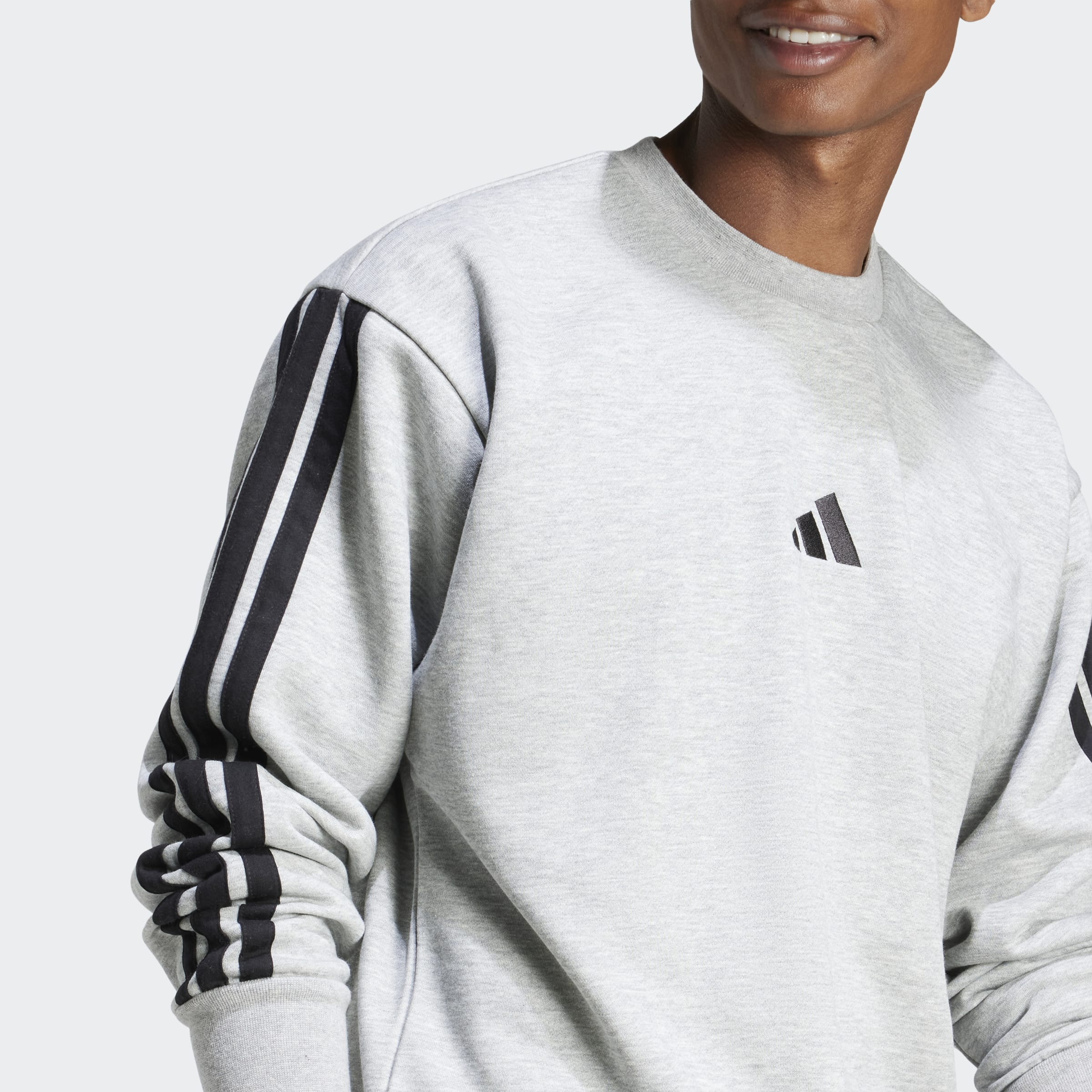 Adidas Essentials 3-S Fleece Sweatshirt