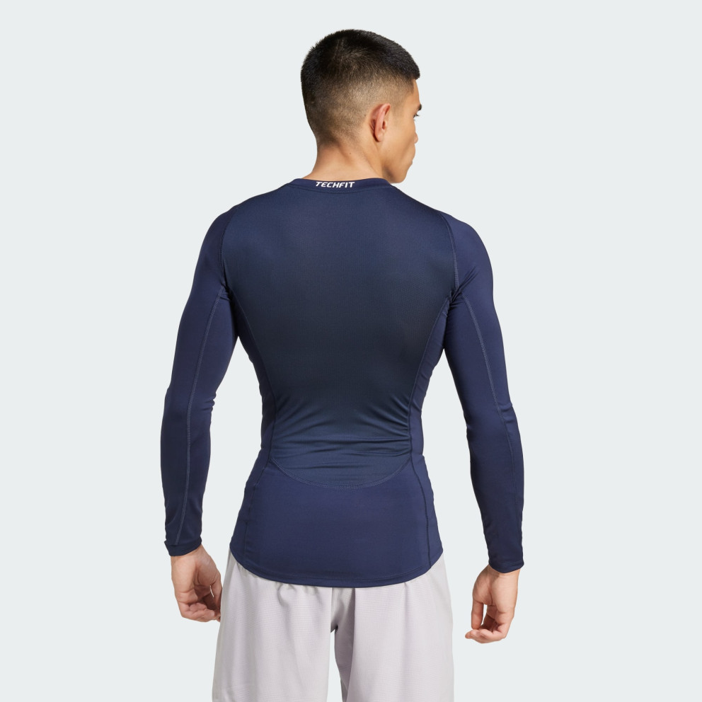 Adidas M Techfit Compression Training Long Sleeve Tee
