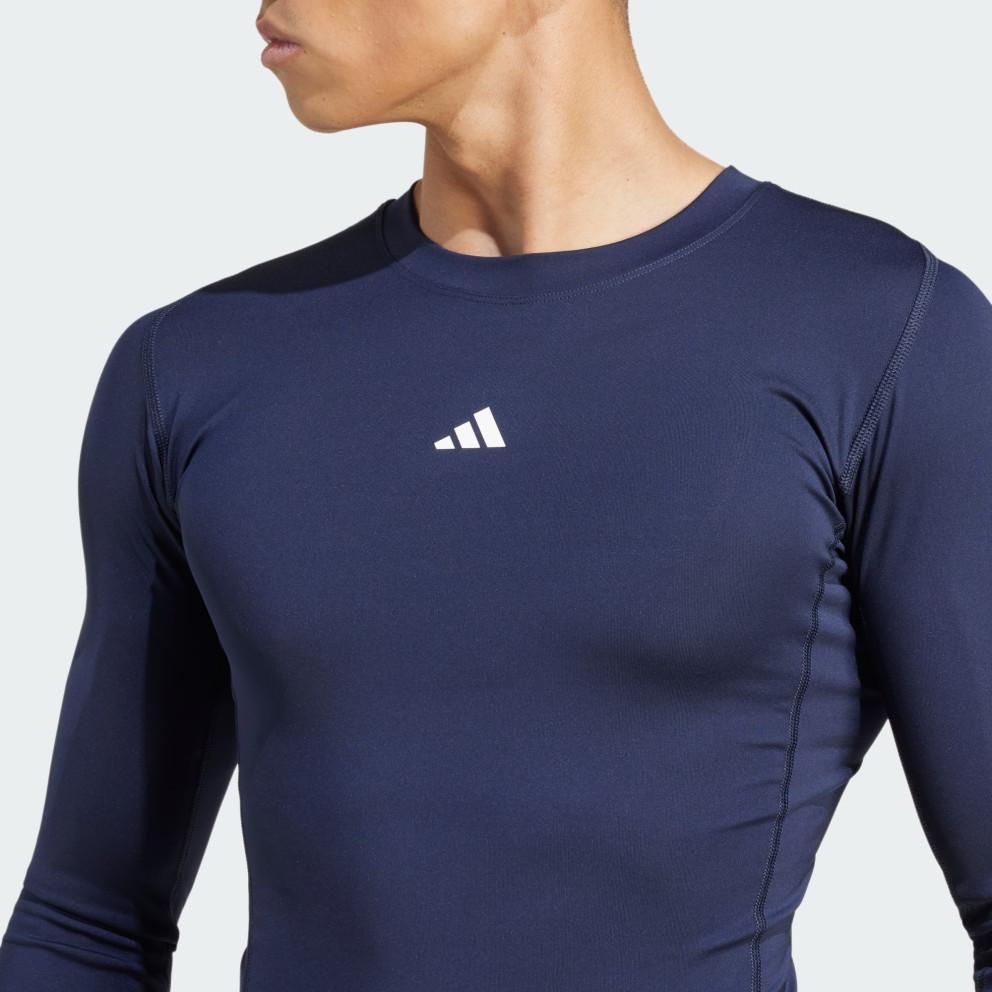 Adidas M Techfit Compression Training Long Sleeve Tee