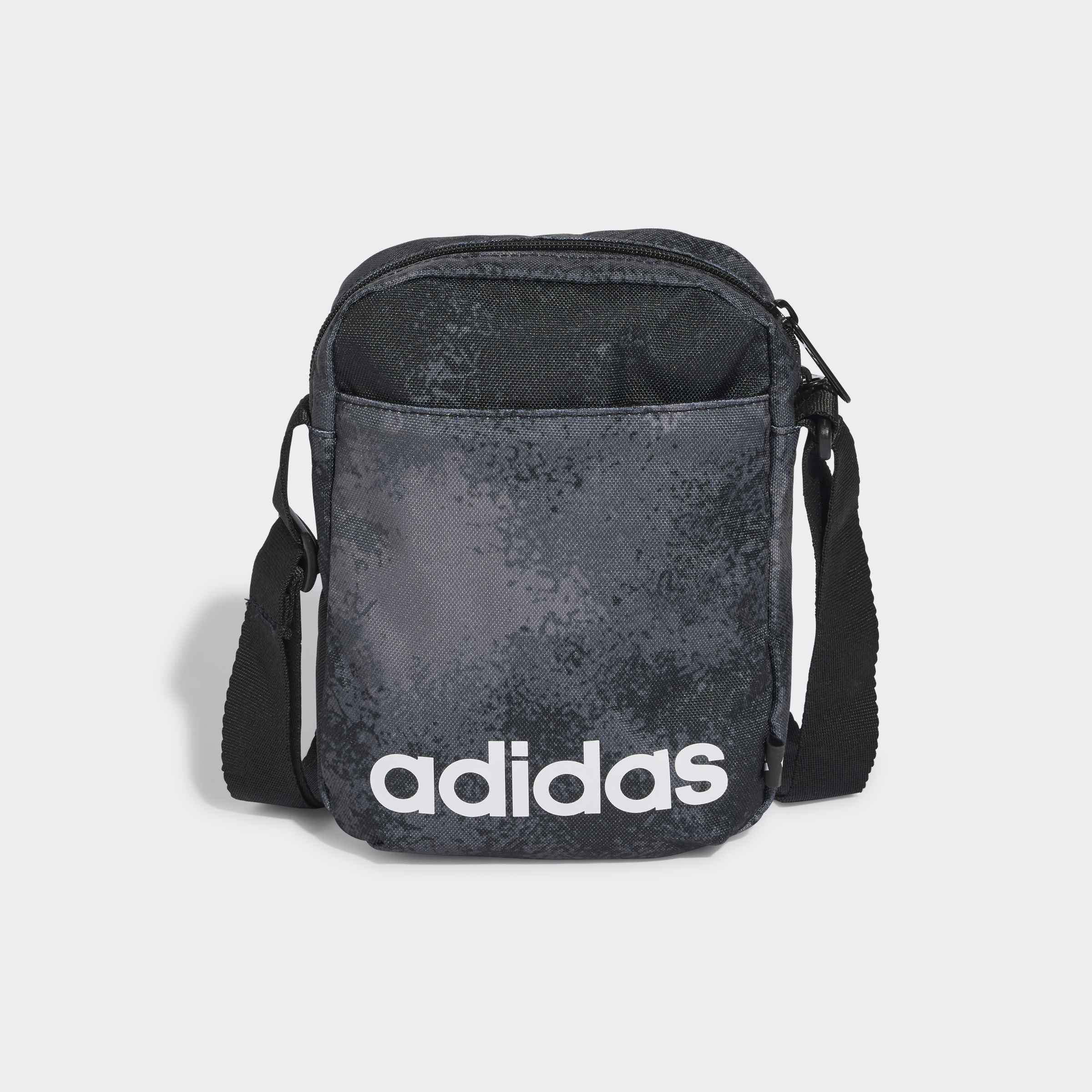 Adidas linear logo camo graphic shoulder bag