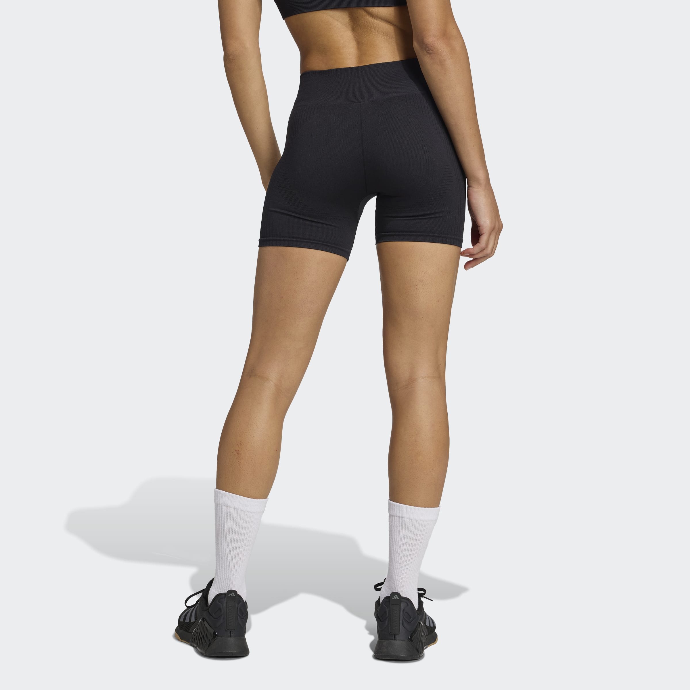 Adidas Workout Essentials Γυναικείο Κολάν Σορτς Ψηλόμεσο