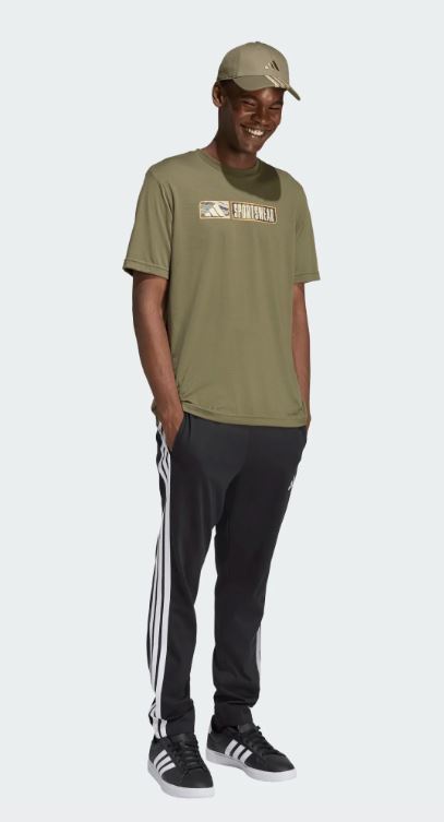 CLIMACOOL Camo Linear Graphic T-Shirt