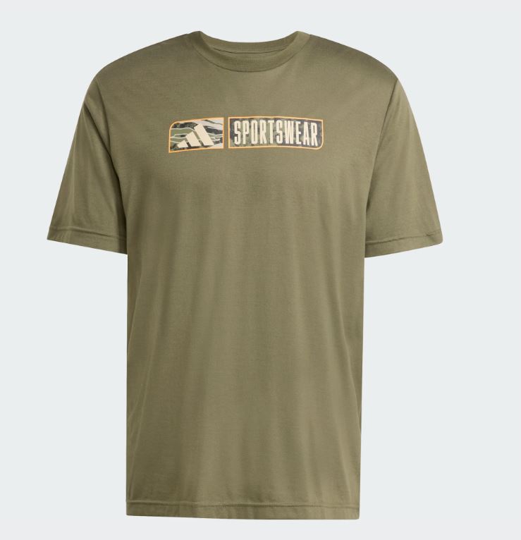 CLIMACOOL Camo Linear Graphic T-Shirt