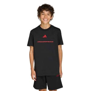 ADIDAS BOYS SLOGAN SINGLE JERSEY T-SHIRT - 220294