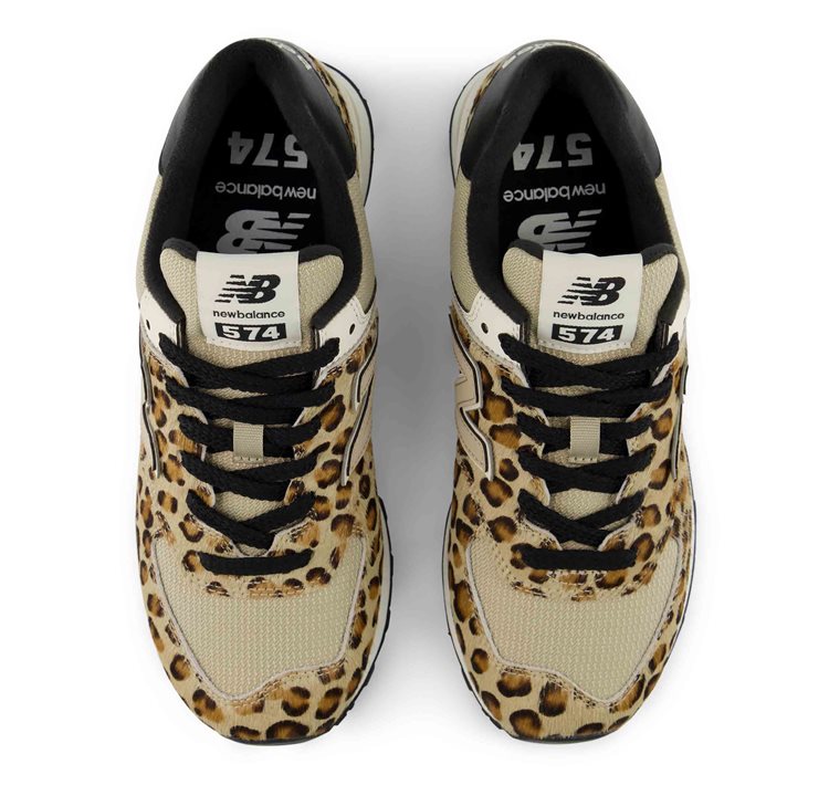New Balance 574 Leopard Print Stoneware