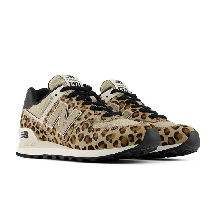 New Balance 574 Leopard Print Stoneware