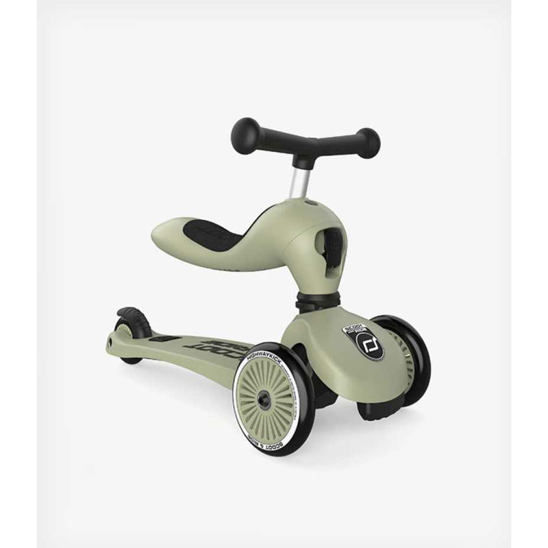 Highwaykick Scoot & Ride Παιδικό Πατίνι 1 Τρίτροχο με Κάθισμα Kiwi- 3 Σχέδια (96355)