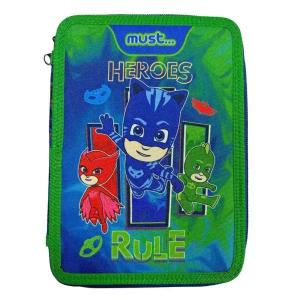 Must Team Κασετίνα Διπλή Γεμάτη PJ Masks Heroes Rule (000484291)
