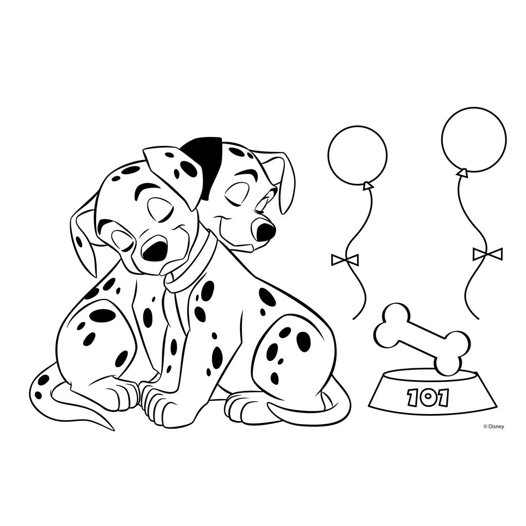 Diakakis Μπλοκ Ζωγραφικής 101 Dalmatians 40 Φύλλων- Αυτοκόλλητα-Stencil & 2 Σελ. Χρωματισμού (000563015)