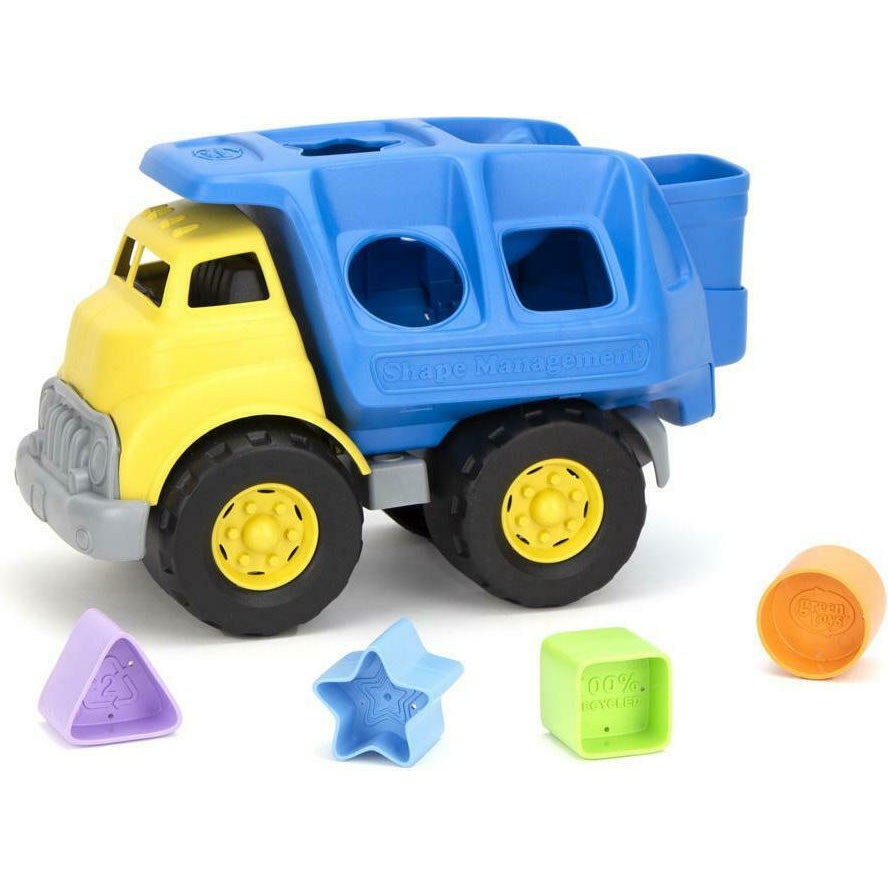 Green Toys Εκπαιδευτικό Φορτηγό Μαθαίνω τα Σχήματα (061967)