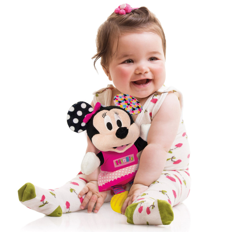 Clementoni Baby  Disney Minnie Λούτρινο - Κουδουνίστρα (1000-17164)