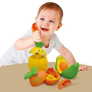 Baby Clementoni Βρεφικό Παιχνίδι σετ Φρούτων Από Ανακυκλώσιμα Υλικά (1000-17686)