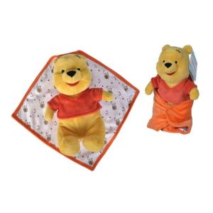 Winnie Thw Pooh Λούτρινο Winnie με Κουβέρτα 25εκ (10202-PC20-0324)