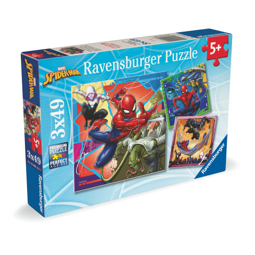 Ravensburger Παζλ 3x49 τμχ Spiderman Marvel (12004115)