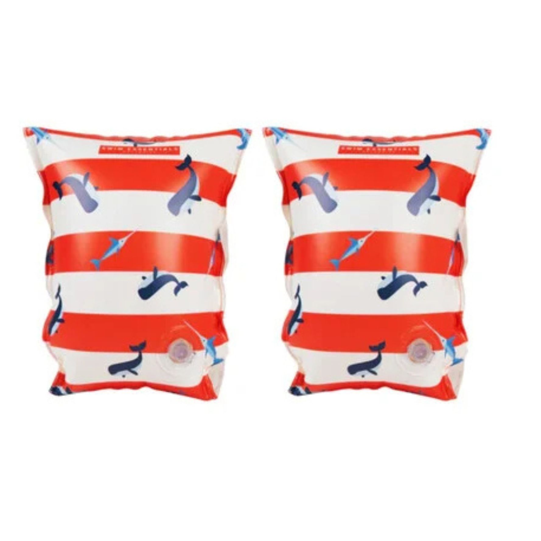 Swim Essentials: Μπρατσάκια για 2-6 Ετών- "Red-White Whale" (2020SE152)