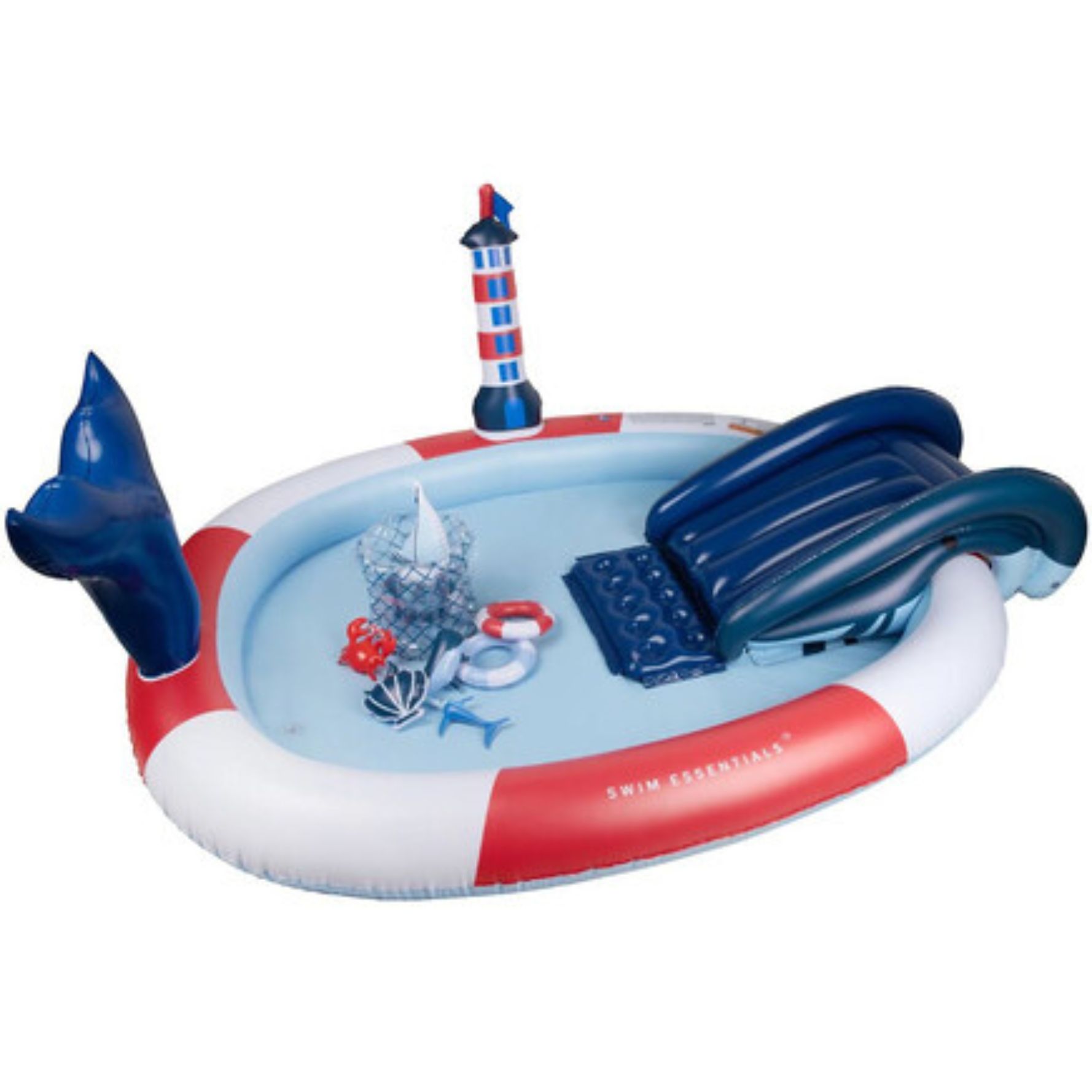Swim Essentials Μεγάλη Πισίνα με Τσουλήθρα "Whale Adventure" (2020SE305)