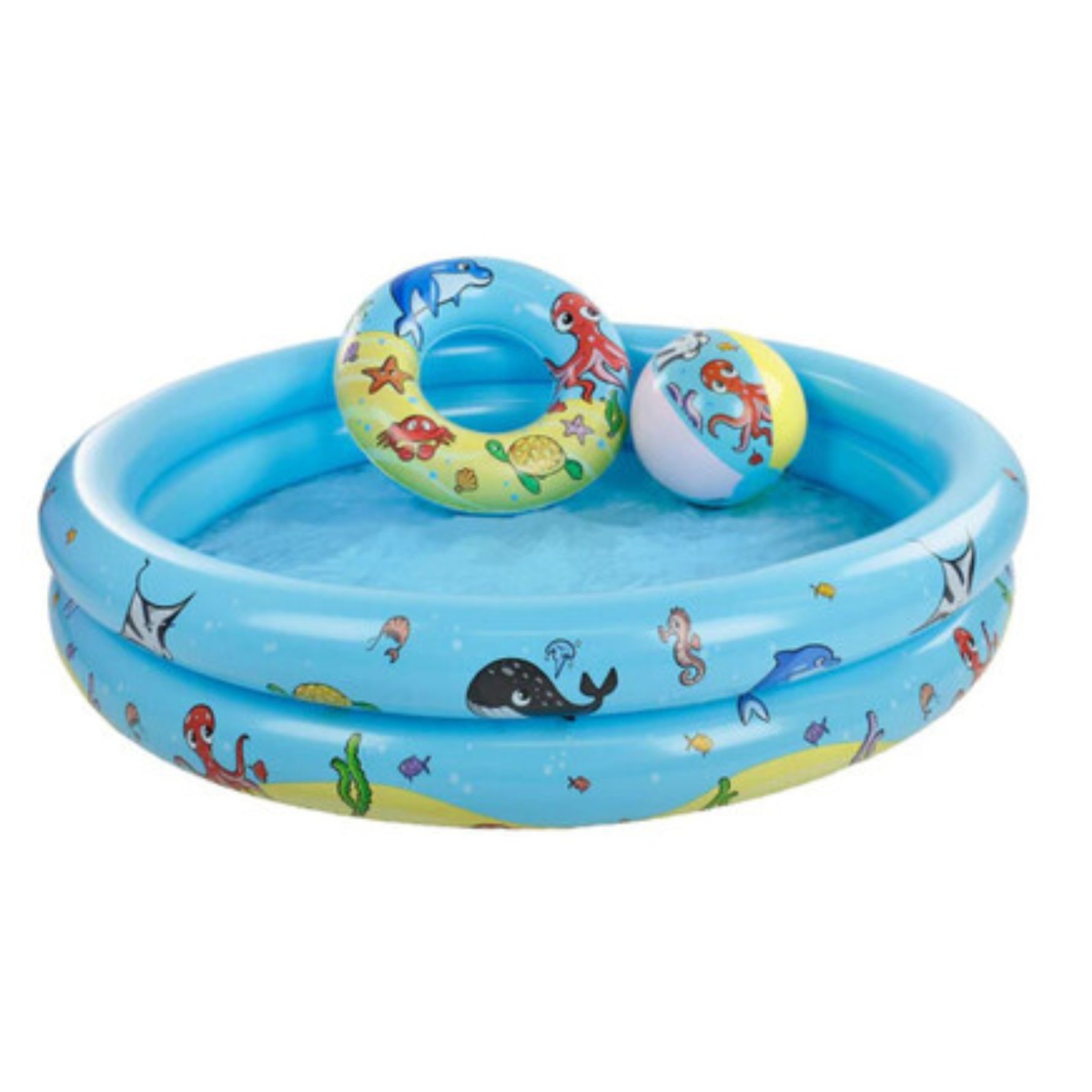 Swim Essentials Σετ Φουσκωτή Πισίνα με Σωσίβιο και Μπάλα (2020SE465)