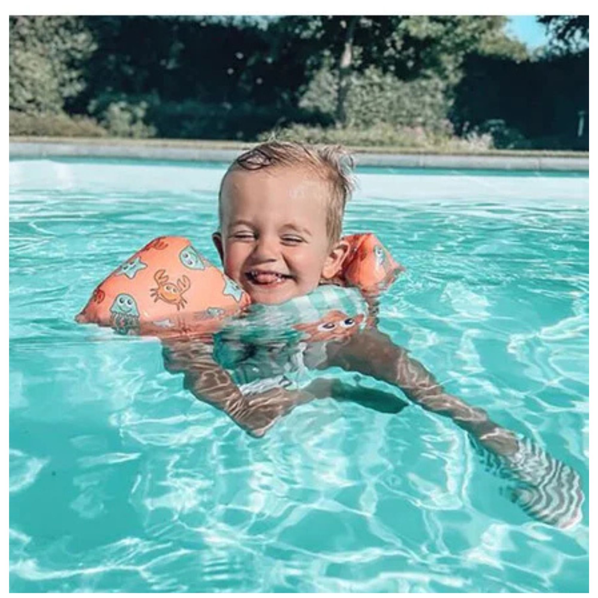 Swim Essentials: Μπρατσάκια με Έξτρα Θωρακική Ενίσχυση- Crocodile- 3 Σχέδια (2024SE1095)