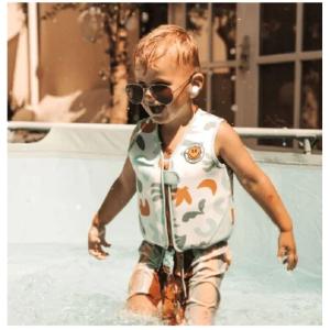 Swim Essentials: Σωσίβιο Γιλέκο Κολύμβησης με Ιμάντα Ασφαλείας για 3-6 Ετών "Abstract" (2023SE508)