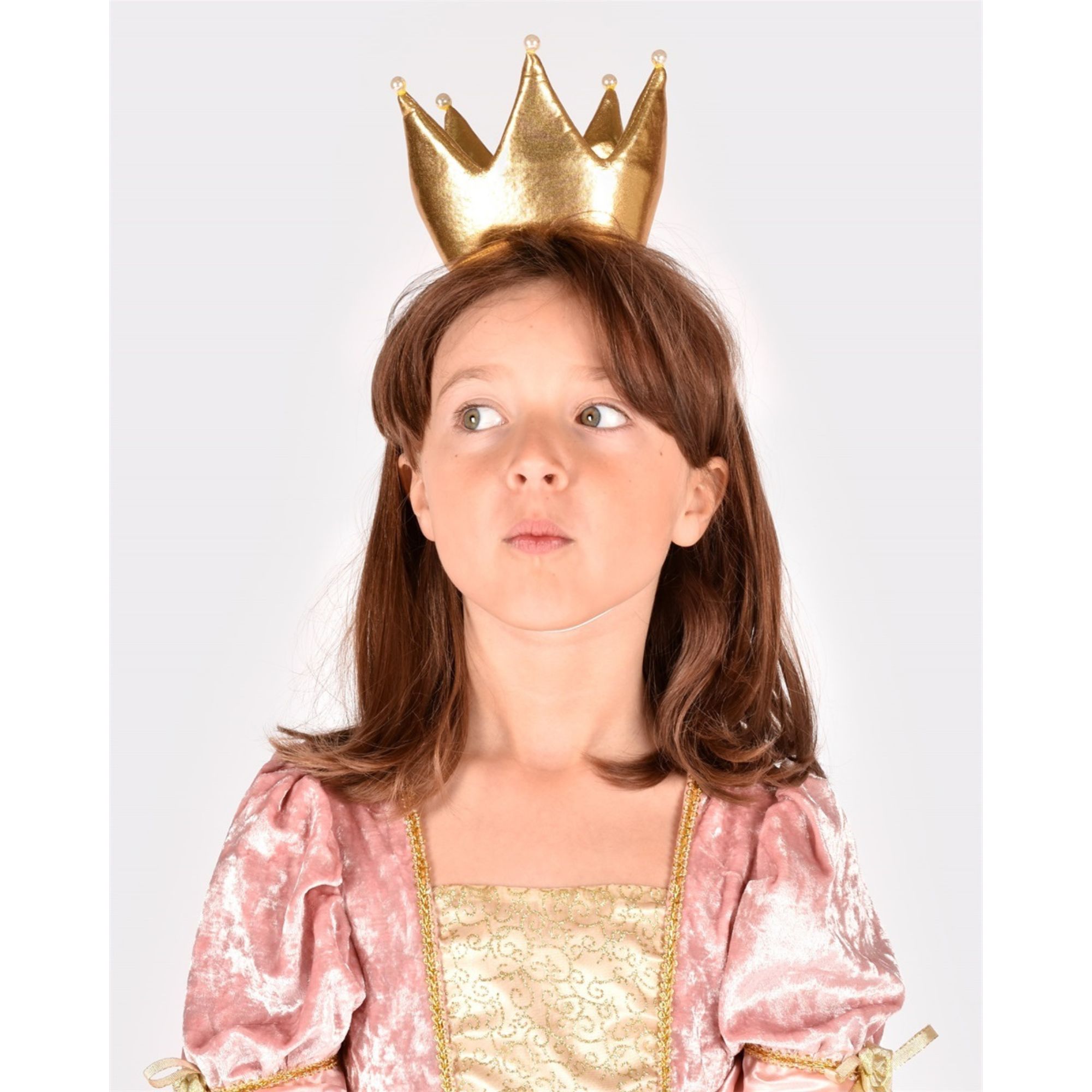 Den Goda Fen Υφασμάτινο, Χρυσό Στέμμα Πριγκίπισσας 10cm (2540)