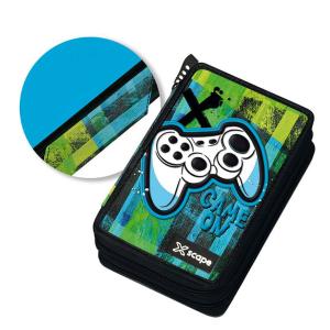 Graffiti Xscape Κασετίνα Διπλή Γεμάτη Gaming (269332)
