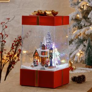 Σουλιώτης Χριστουγεννιάτικο Κουτί Δώρου με Μουσική και Φως (39-65910)