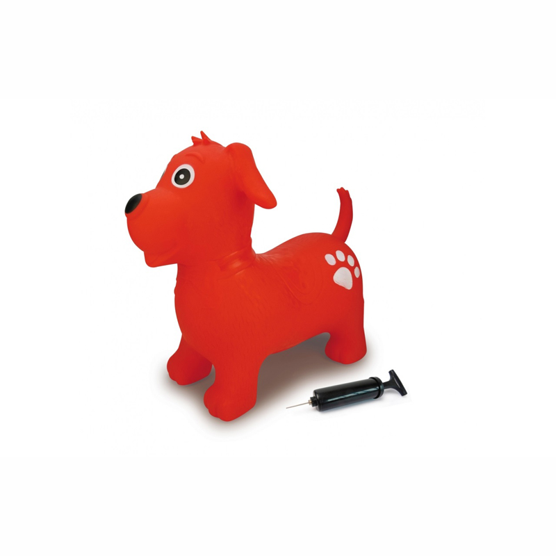 Jamara Φουσκωτό Ride On Jumping Animal Bouncer Κόκκινο Σκυλάκι 54cm