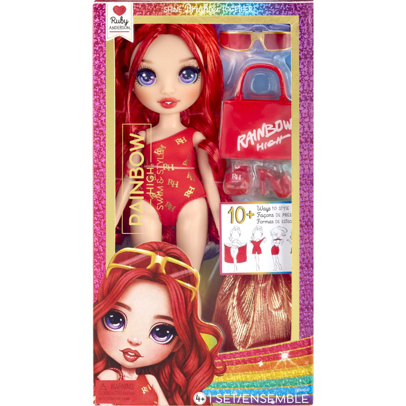 MGA Entertainment Rainbow High Swim & Style Fashion Doll 28cm- 2 Σχέδια (507260)