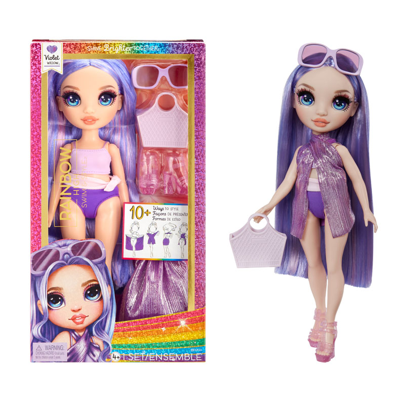 MGA Entertainment Κούκλα Rainbow High Swim & Style Fashion Doll 28cm-  4 Σχέδια (507307EUC)