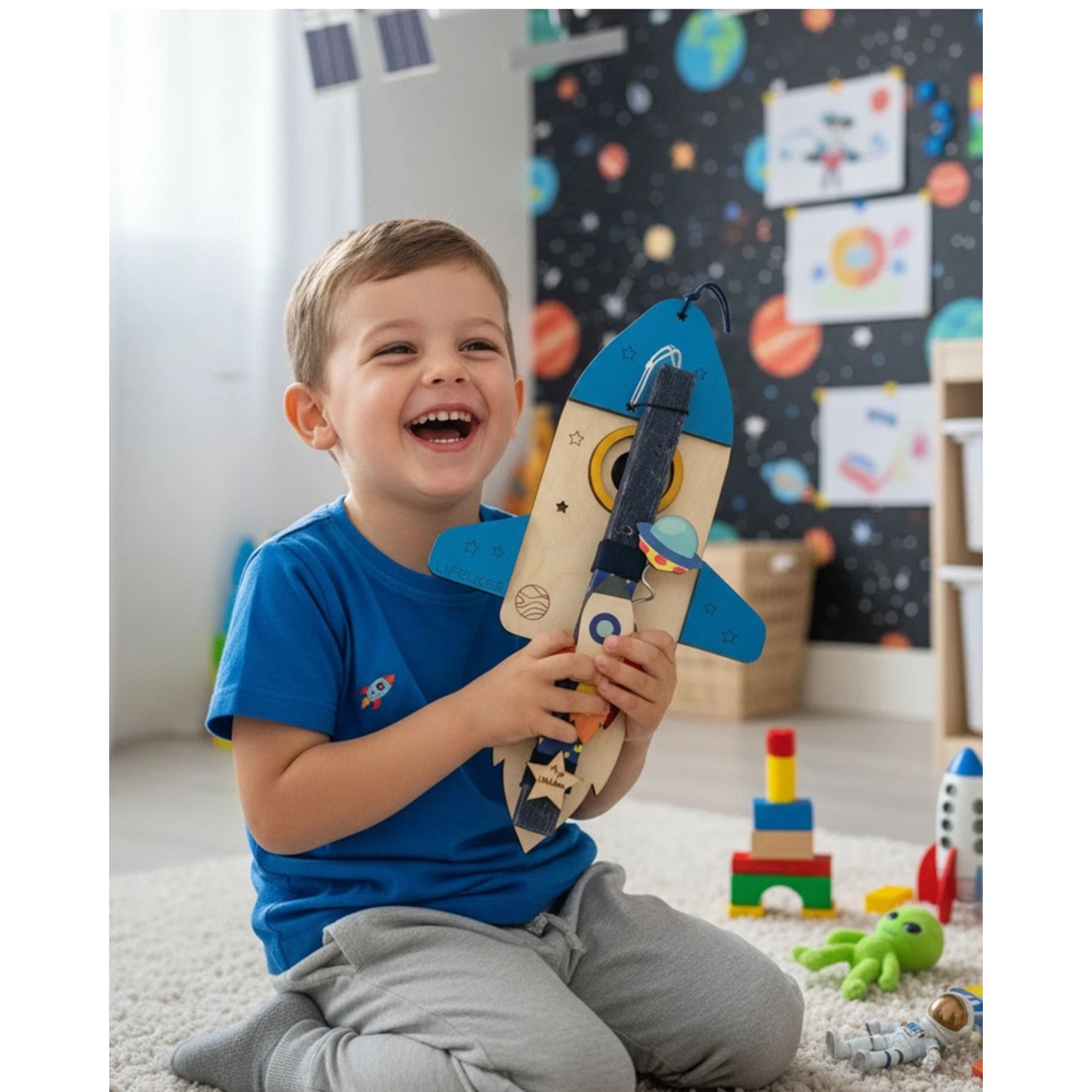 Life Likes Χειροποίητη Λαμπάδα Διαστημόπλοιο (5212018723788)