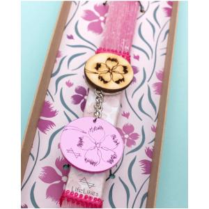 Life Likes Χειροποίητη Λαμπάδα Αγριολούλουδο με Μπρελόκ (5212018746879)