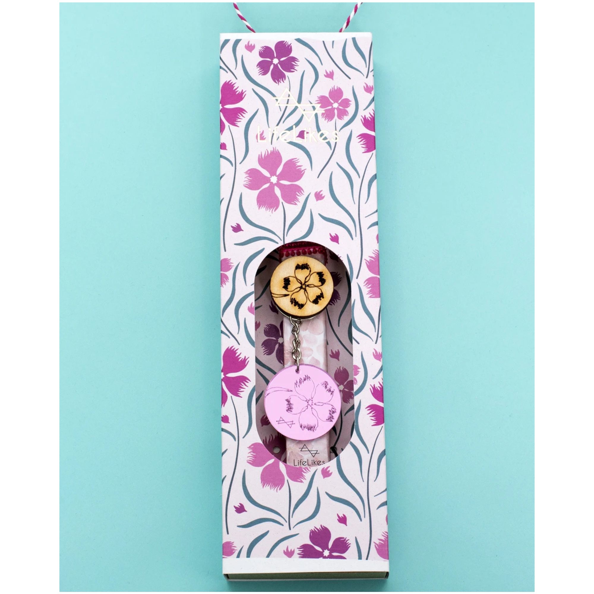 Life Likes Χειροποίητη Λαμπάδα Αγριολούλουδο με Μπρελόκ (5212018746879)