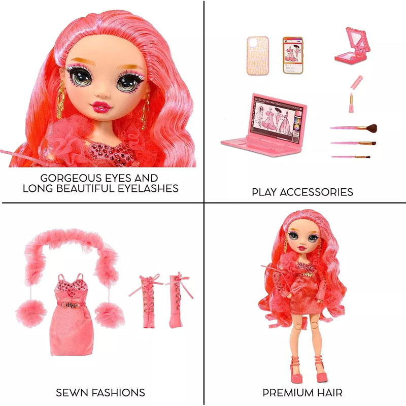 MGA Entertainment Kούκλα Rainbow High Priscilla Perez Pink 28cm (583110EUC)