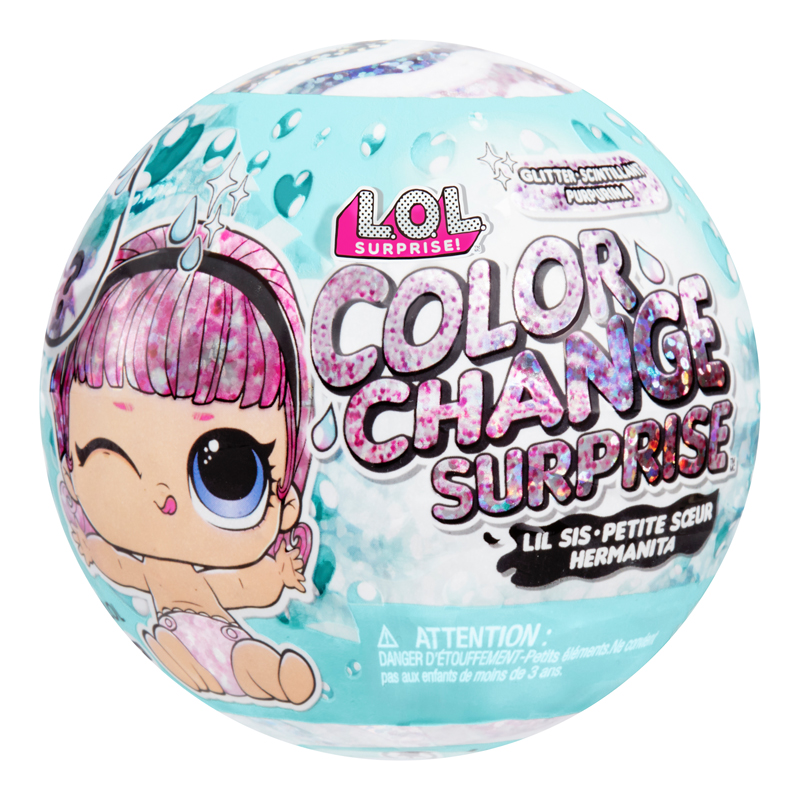 MGA L.O.L. Surprise Glitter Color Change Κούκλα Αδερφούλα (585305EUC)