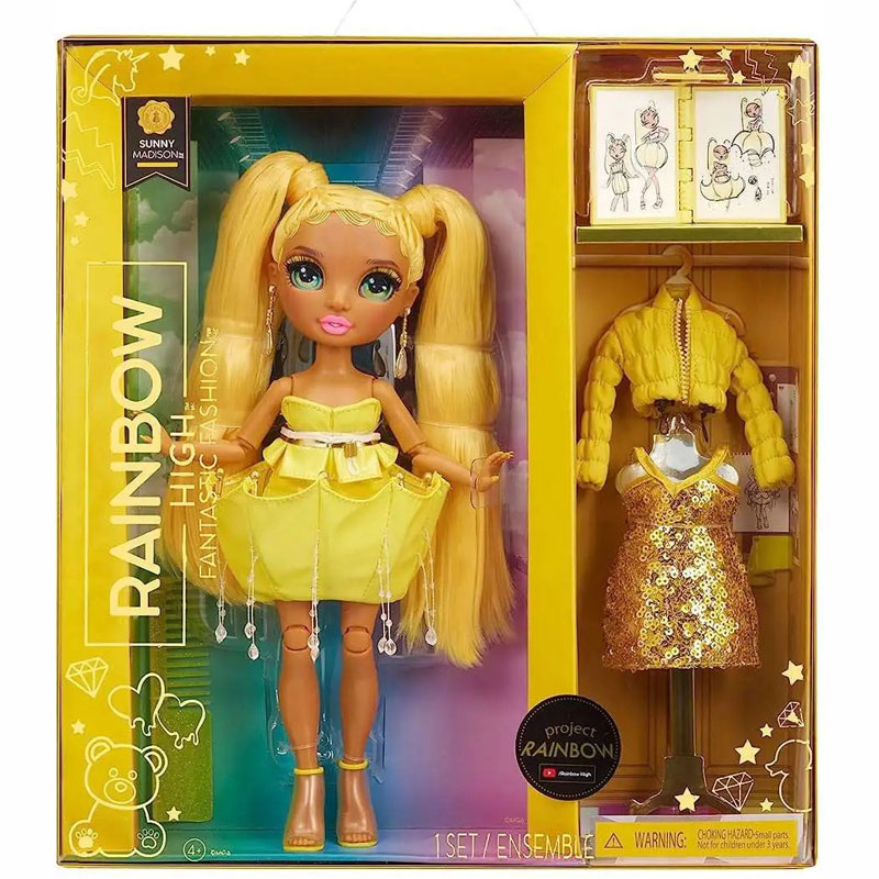 MGA Entertainment Rainbow High Fantastic Fashion Doll Φορέματα Πασαρέλας Σειρά 1- 3 Σχέδια (587316EUC)