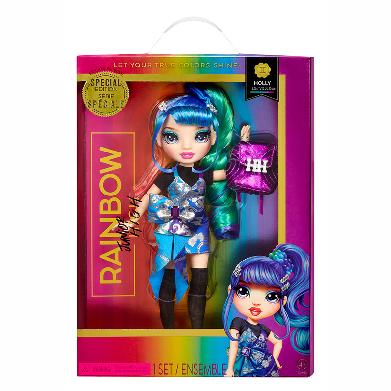 MGA Entertainment Kούκλα Rainbow High Junior- Holly Devious 23cm (590439EUC)