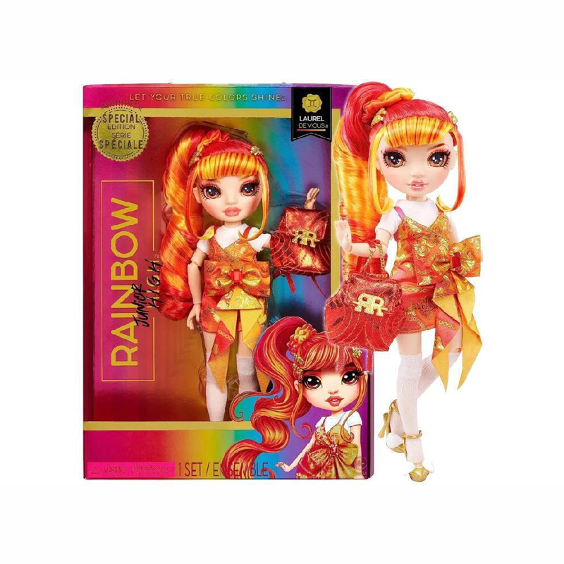 MGA Entertainment Κούκλα Rainbow High Junior – Laurel (590446EUC)