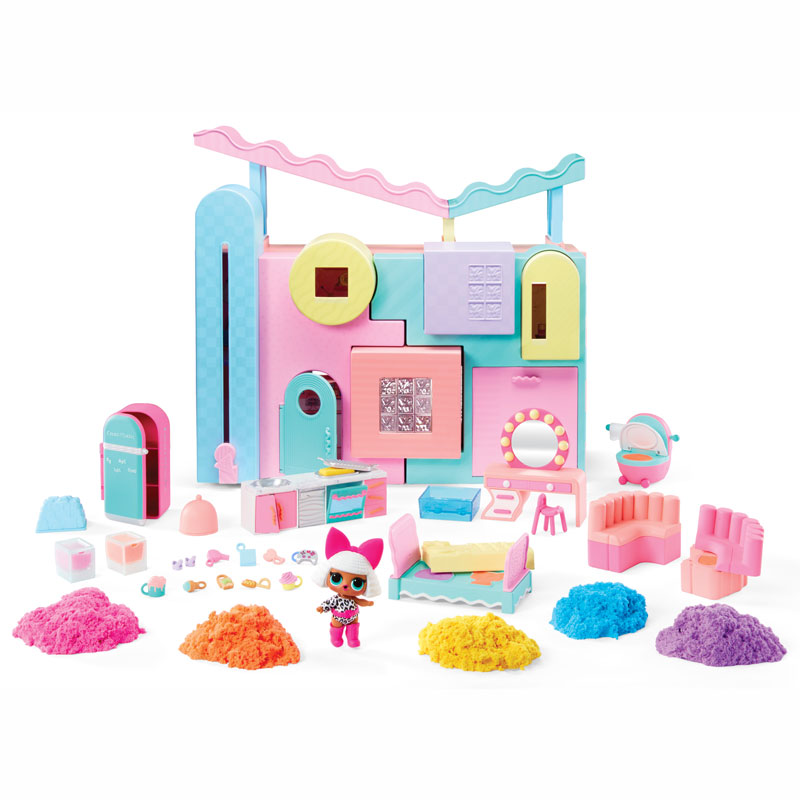 MGA Entertainment L.O.L. Surprise Squish Sand Μαγικό Σπιτάκι με Αδερφούλα (593218EUC)