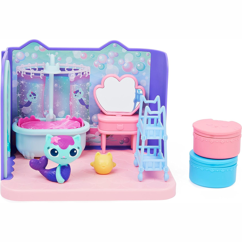 Spin Master Gabby's Dollhouse New Deluxe Μίνι Σετ Δωμάτια Κουκλόσπιτου Μπάνιο (6062036)