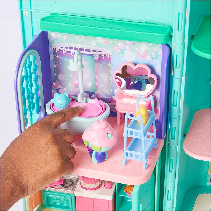 Spin Master Gabby's Dollhouse New Deluxe Μίνι Σετ Δωμάτια Κουκλόσπιτου Μπάνιο (6062036)