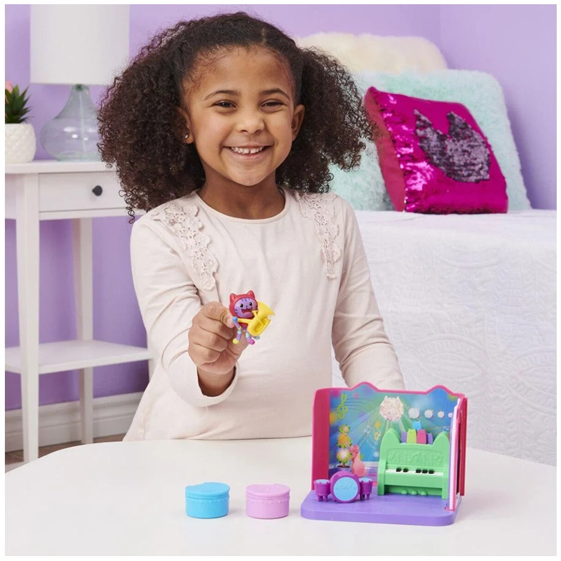 Spin Master Gabby's Dollhouse New Deluxe Μίνι Σετ Δωμάτια Κουκλόσπιτου Music Room (6065830)