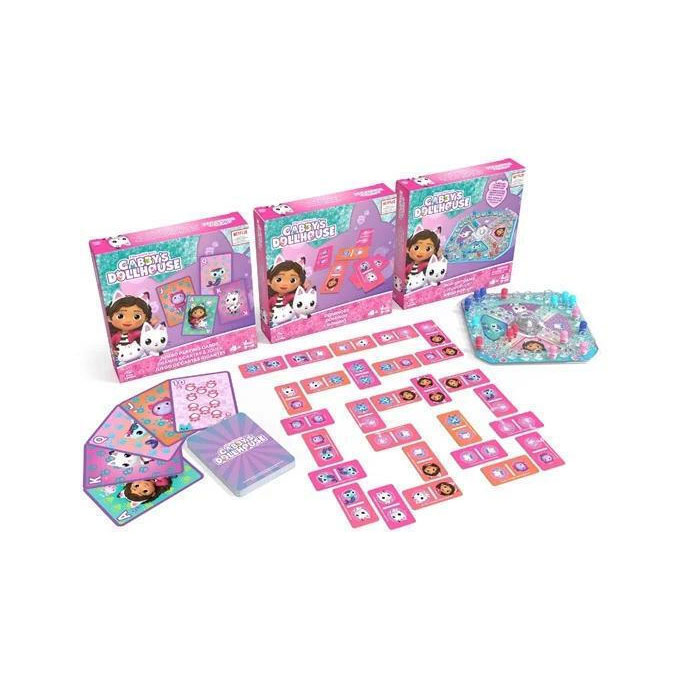 Spin Master Gabby's Dollhouse Επιτραπέζιο 3 Παιχνίδια με την Gabby (6066779)