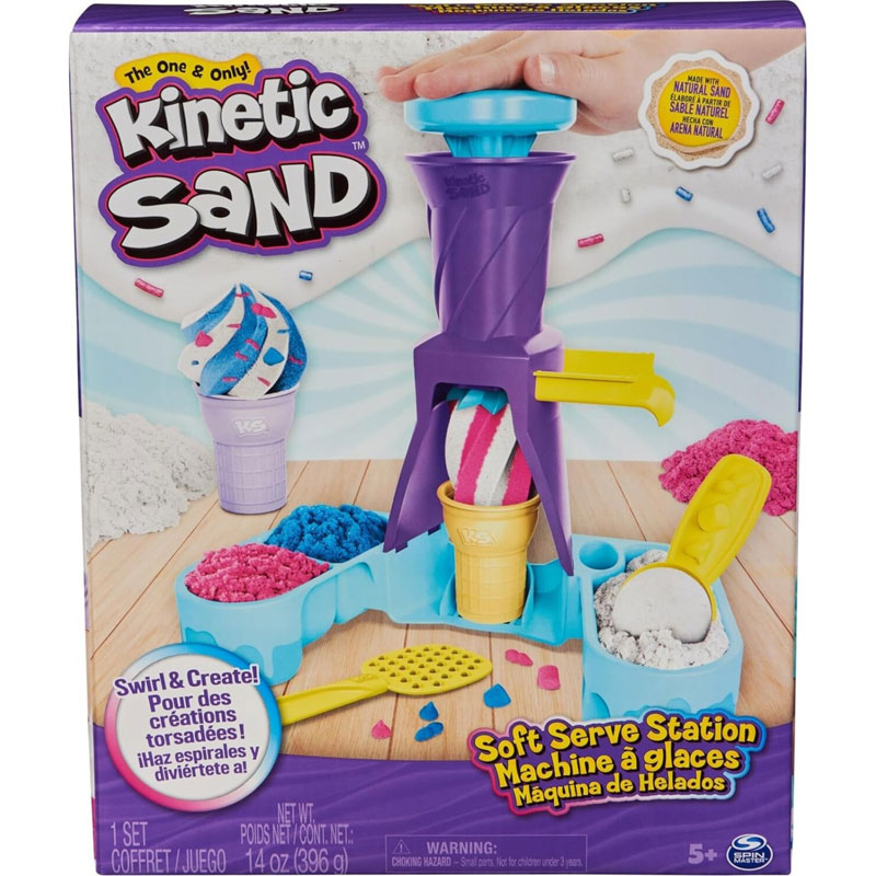 Spin Master Kinetic Sand - Χρωματιστό Παγωτατζίδικο (6068385)