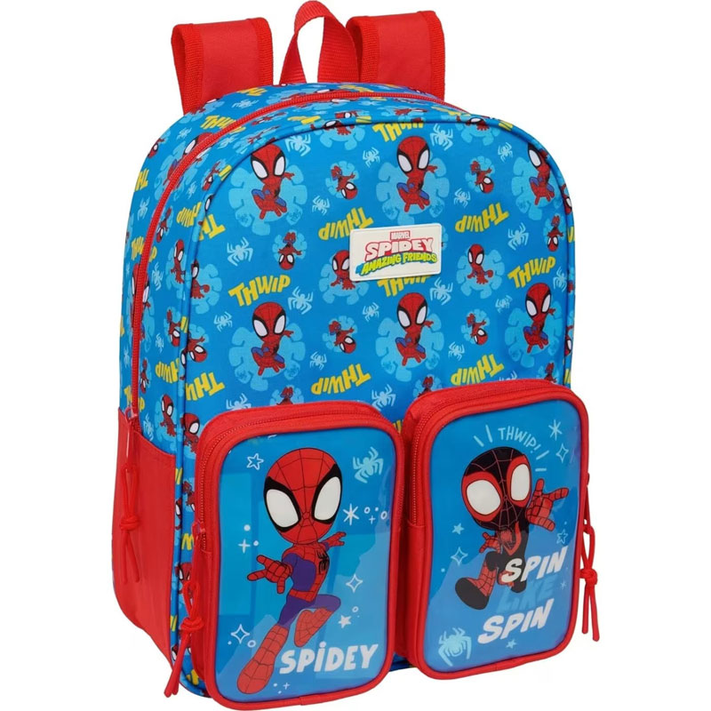 Safta Τσάντα Πλάτης Νηπιαγωγείου Spidey 34cm (612662185)