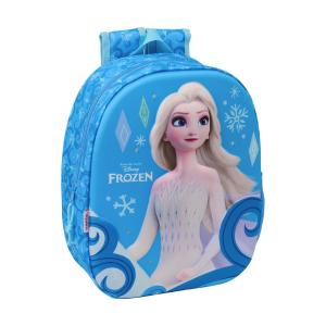 Safta Tσάντα Πλάτης Νηπιαγωγείου 3D με Φώτα LED Frozen 33cm (622671892)