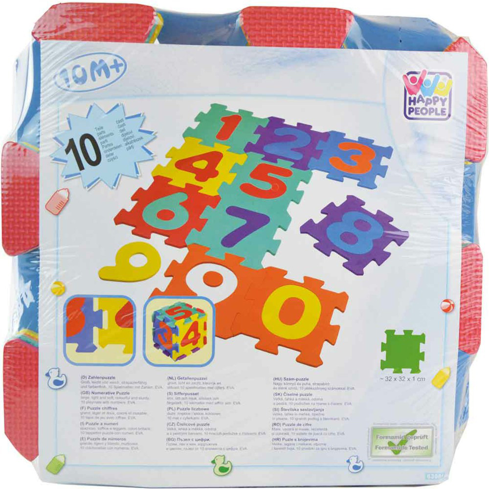Happy People Floor Puzzle Cijfers Junior 31cm- 10τμχ (63064)